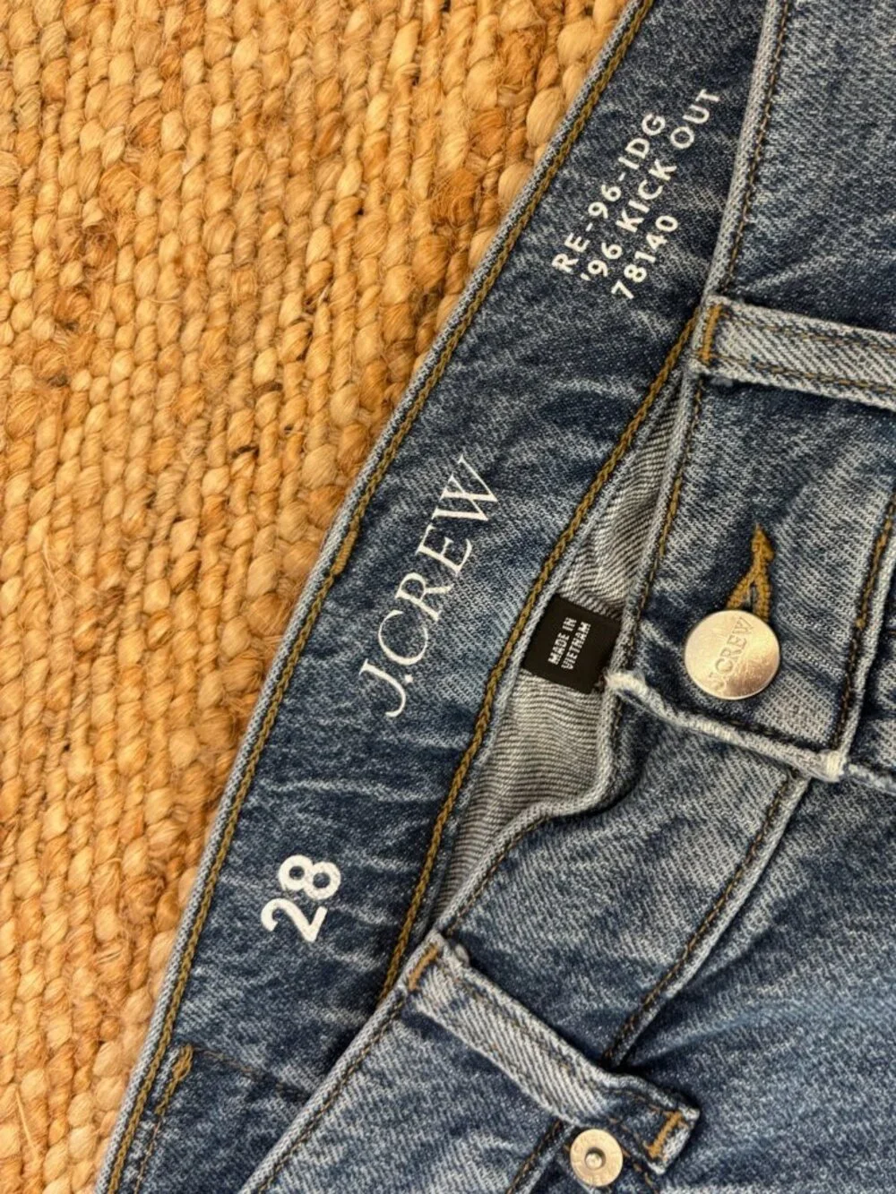 JCrew '96 Kick Out Cropped Jean